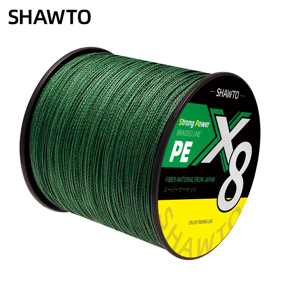 Shawto 300M 1000M 8 Strands PE Braided Fishing Line Ultra-Strong  Multifilament Saltwater Zero-Stretch 10/20/30/50/100LB/150LB - AliExpress 18
