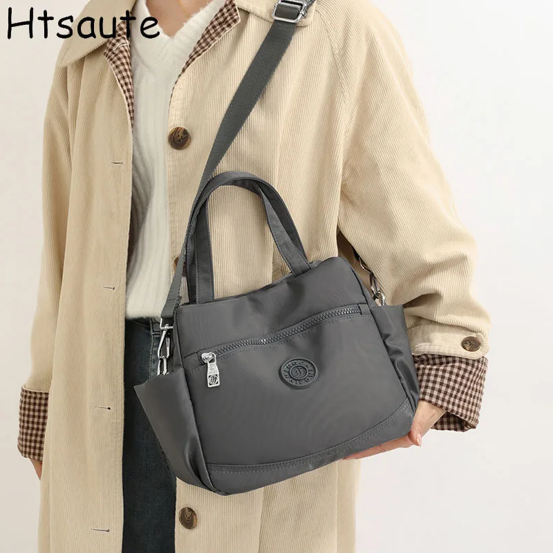 

Casual Multi-pocket Messenger Bags for Women Fashion Nylon Shoulder Bag Ladies Large Handbags Female Travel Shopping Tote Purse