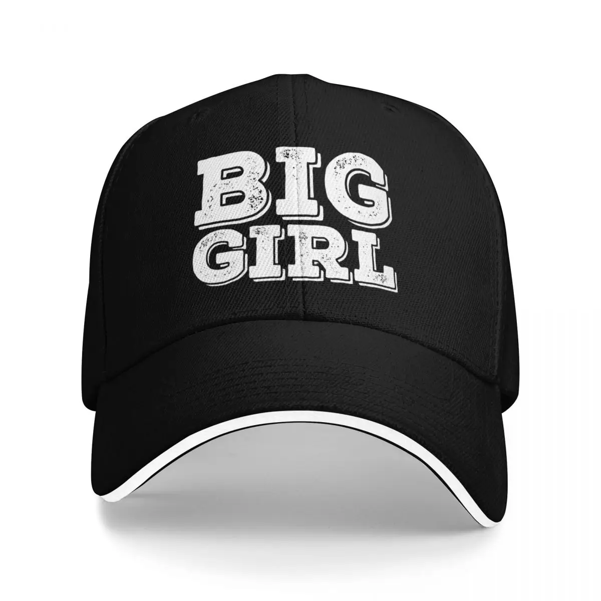 

BIG GIRL - Typography Baseball Cap |-F-| men's big size hat summer hat For Men Women's
