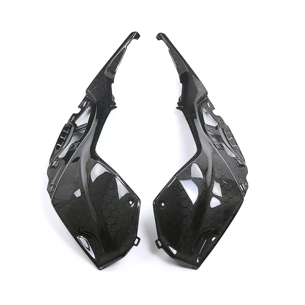 For BMW  S1000RR 2019-2024 M1000RR 2020-2024 S1000R 2021-2024 M1000R 2023-2024 100% Carbon Fiber Underseat panels