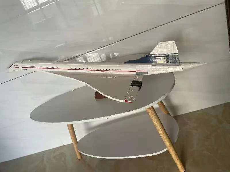 10318 Concorde Airbus Moc Bouwstenen Voor Volwassenen Technische 105Cm Vliegtuigmodel Baksteen Educatief Speelgoed Voor Kerstcadeaus