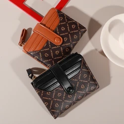 Compact Short Card Holder with Large Capacity, Practical Coin Purse for Everyday Use，Mini Women's Card Case & Coin Purse