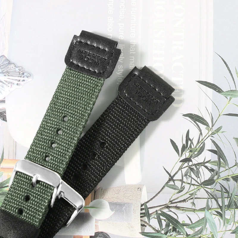 Nylon Watch Strap With Substitute For AE-1200/MRW-200/AQ-S810 Series Male Interface Canvas Watchband With 18mm.