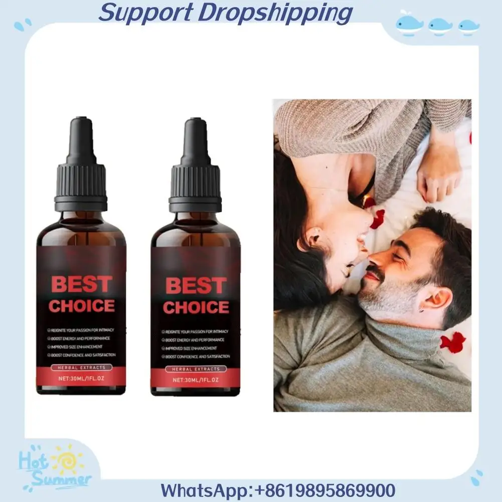 2PCS 30ml Secret Drops For Strong Men Increase Sexual Sensitivity Men Stamina Boosting For Adult Dropshipping