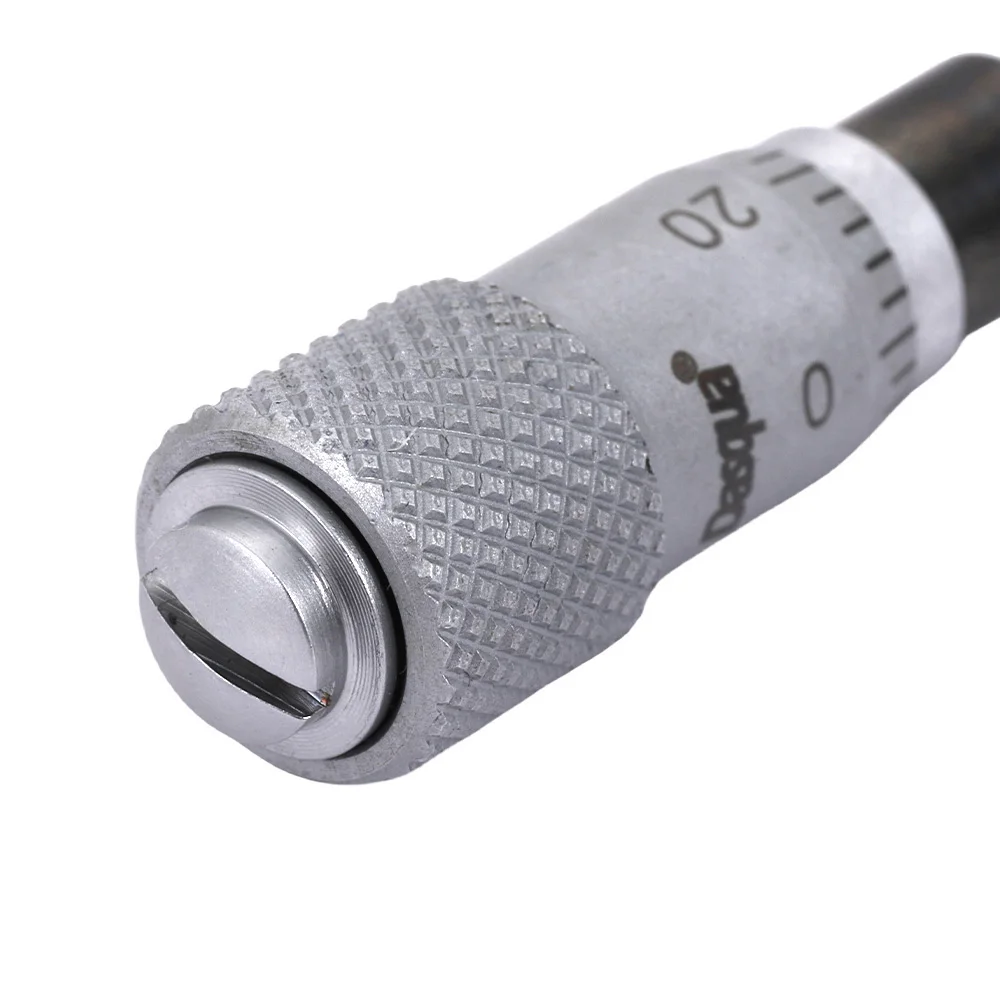 رائجة البيع Dasqua 0-0.25 بوصة ميكرومتر رئيس عالية الدقة 0.0015 بوصة دقة مع توقف السقاطة