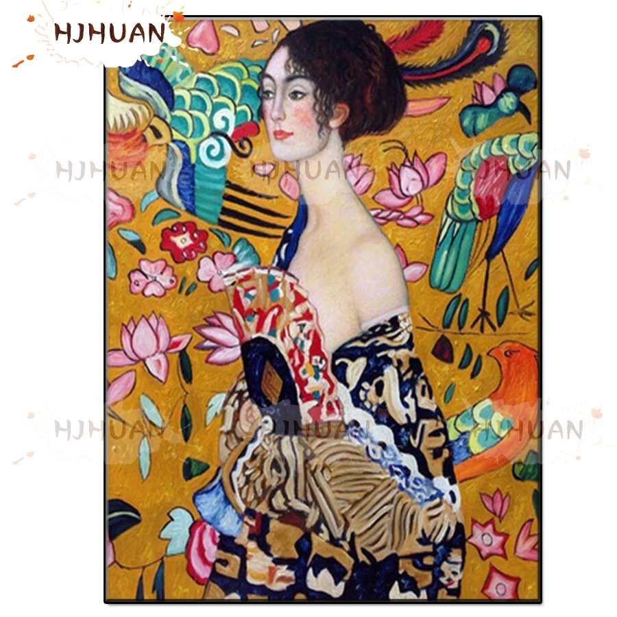 

Diamond Painting Klimt Gustav Abstract woman Full Square 5D DIY Diamond Embroidery Rhinestones Mosaic Cross Stitch Home Decor