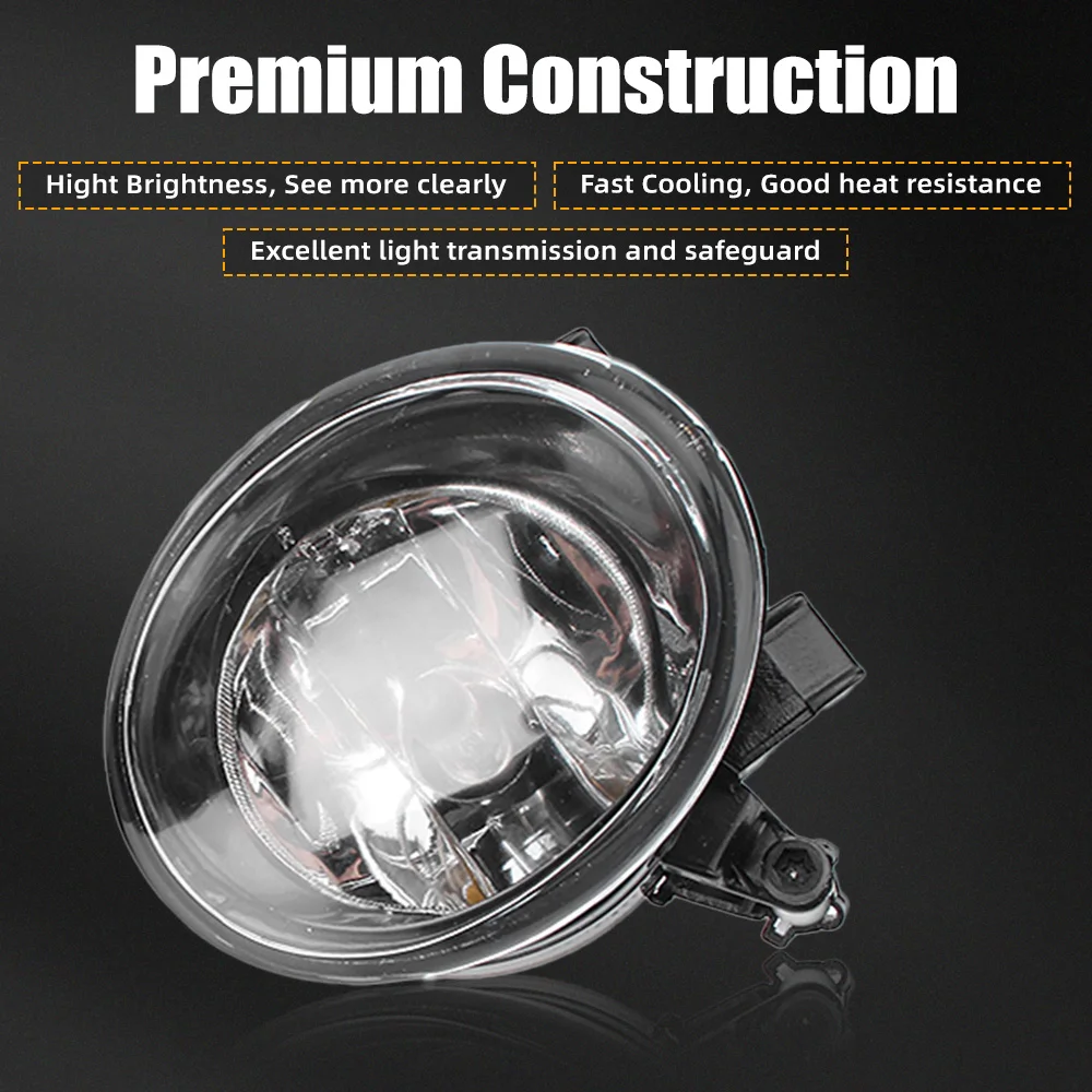 Front Bumper Fog Light Lamp with Bulbs Daytime Running Lights For VW JETTA MK6 Golf Jetta Eos Touran Beetle 5K0941699 5K0941700