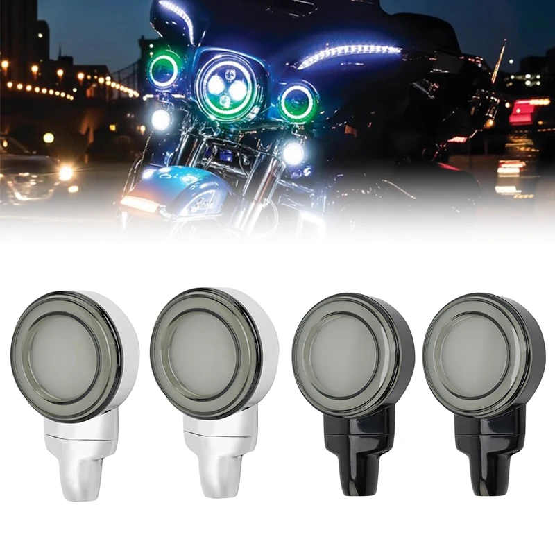 

LED Motorcycle Turn Signal Lights For 1999-later Harley Heritage Softail Classic FLSTC and 2001-later Touring