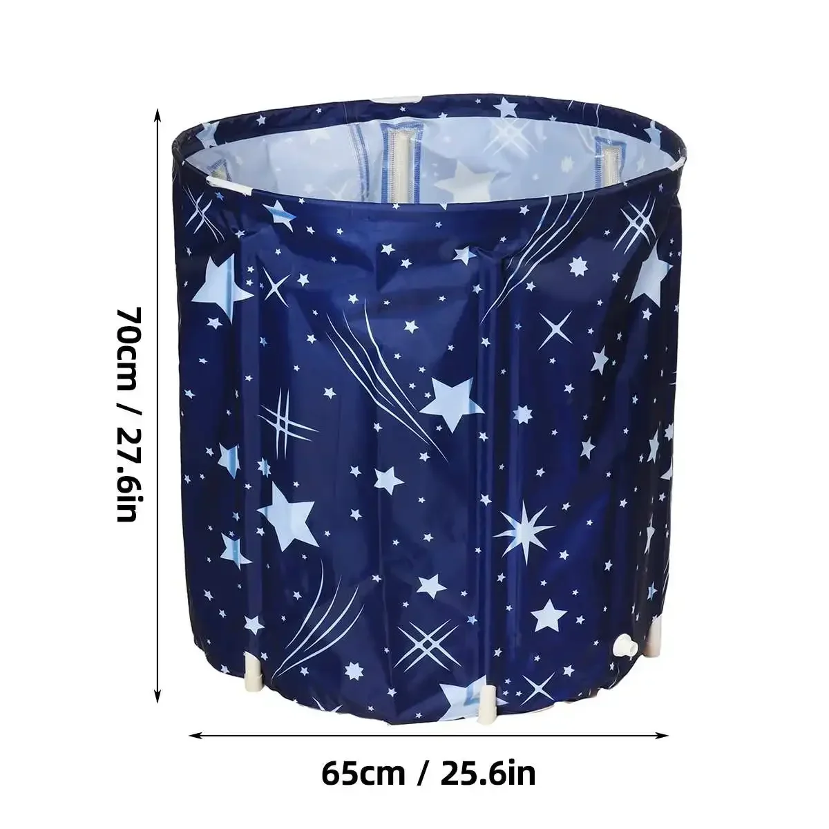 

Portable Bathtub Folding Bath Bucket Thicken Shower Barrel Large Adult Tub Baby Swimming Pool Insulation Family Bathroom SPA Tub