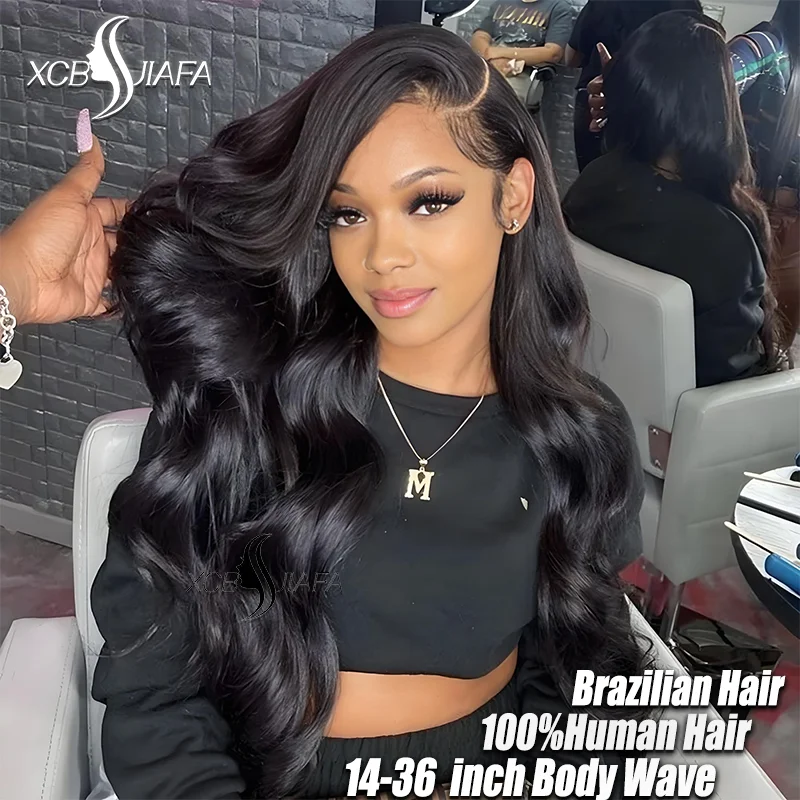 

36 Inch Natural Color Body Wave 13x6 HD Lace Wigs Human Hair Lace Frontal Wig Brazilian Hair Wig For Black Women