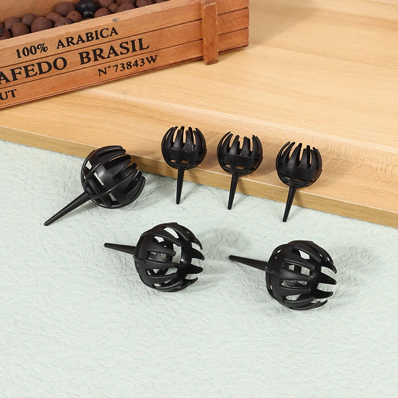 5Pcs plastica giardino Bonsai fertilizzante strumento cestino scatola caso pianta portatile con coperchio vasi da vivaio contenitore fertilizzante