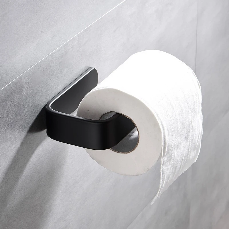Cabinet hanging roll paper, no-drill wall-mounted kitchen rack, paper towel, household cloth, cling film bag storage