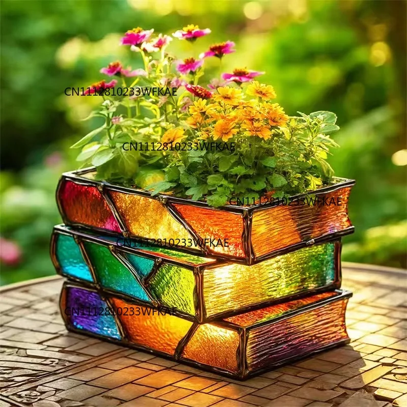 New, stacked books, resin handicrafts, desktop ornaments, hot-selling.