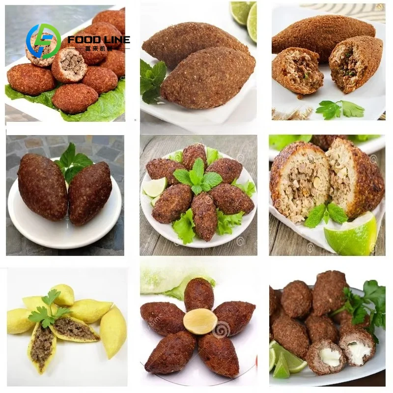Custom kubba maker kibbeh encrusting machine small automatic stuffed ball forming equipment easy clean for middle east food shop