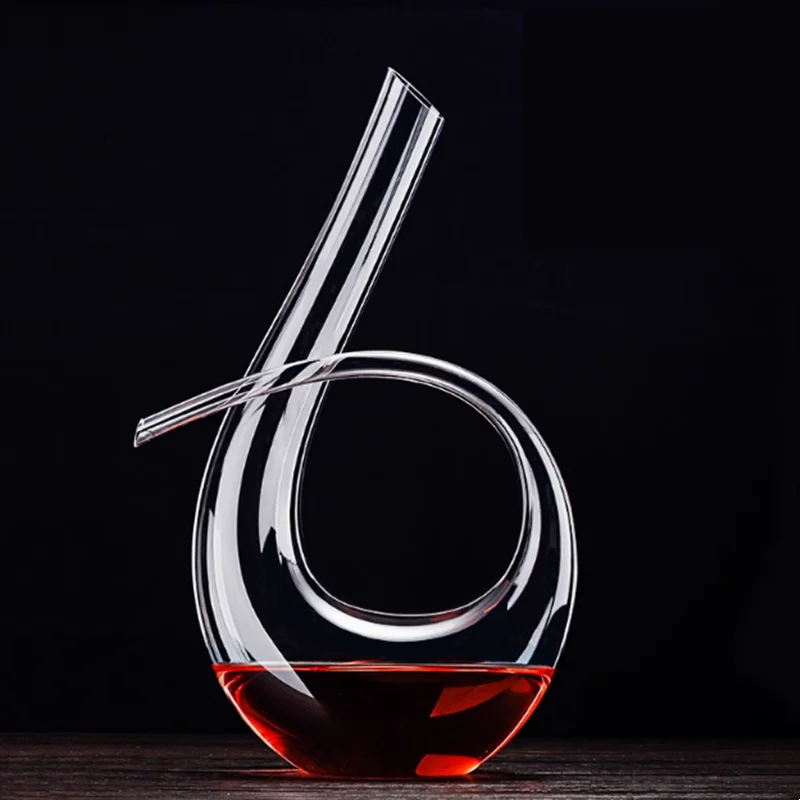 Wine Decanter Fashion Bar Tool Champagne Pourer Brandy Bottle Container Gift Crystal Glass Home Personality Wine Set Pot