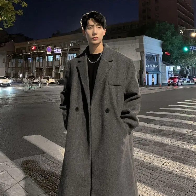 

Длинное мужское пальто из шерстяной смеси в средневековом стиле, плащ-накидка макси, до щиколотки, театральный костюм для выступлений, фэнтези, очень длинное