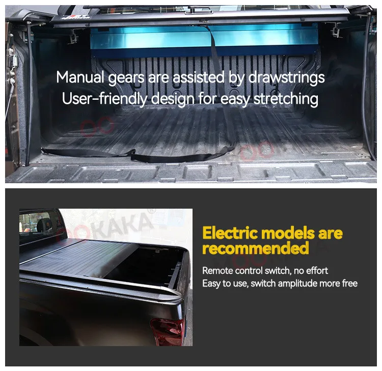 

Pickup modification Car Trunk Lids For Dodge Ram Longhorn Pickup Bed Tonneau Cover Retractable Roller Shutter Tail Box Cover