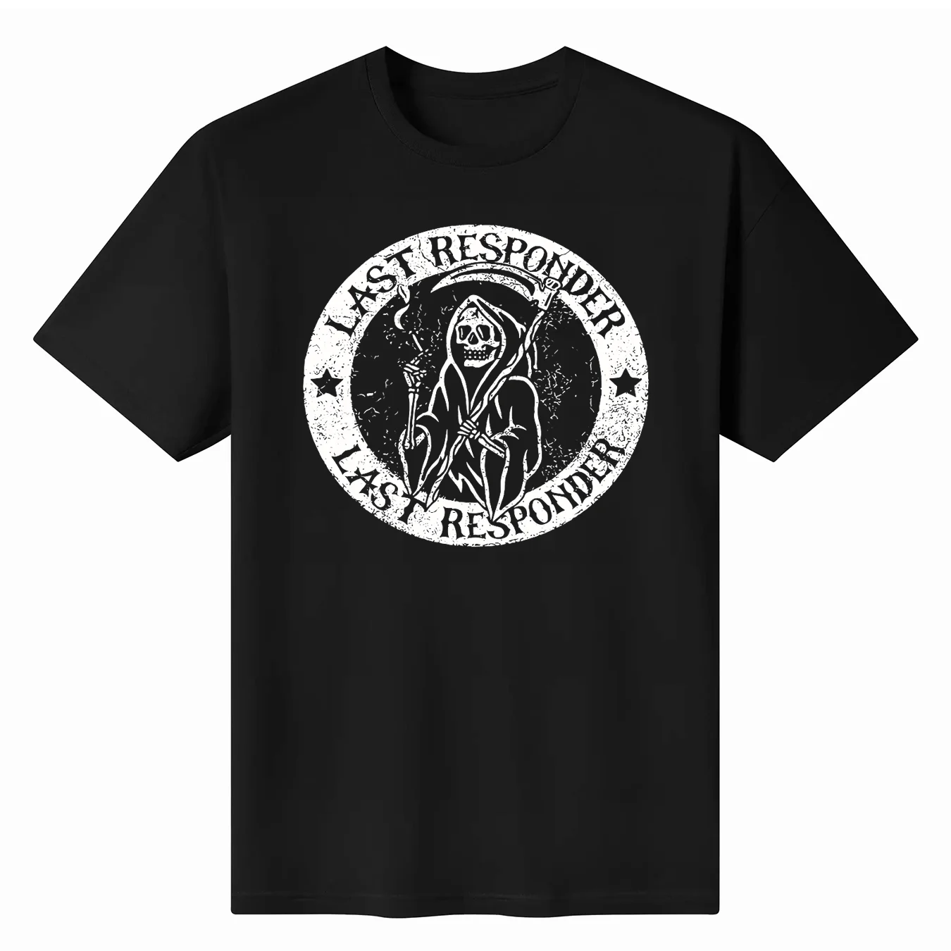 

Last Responder Grim Reaper T-shirt High Quality 100%Cotton Short Sleeve