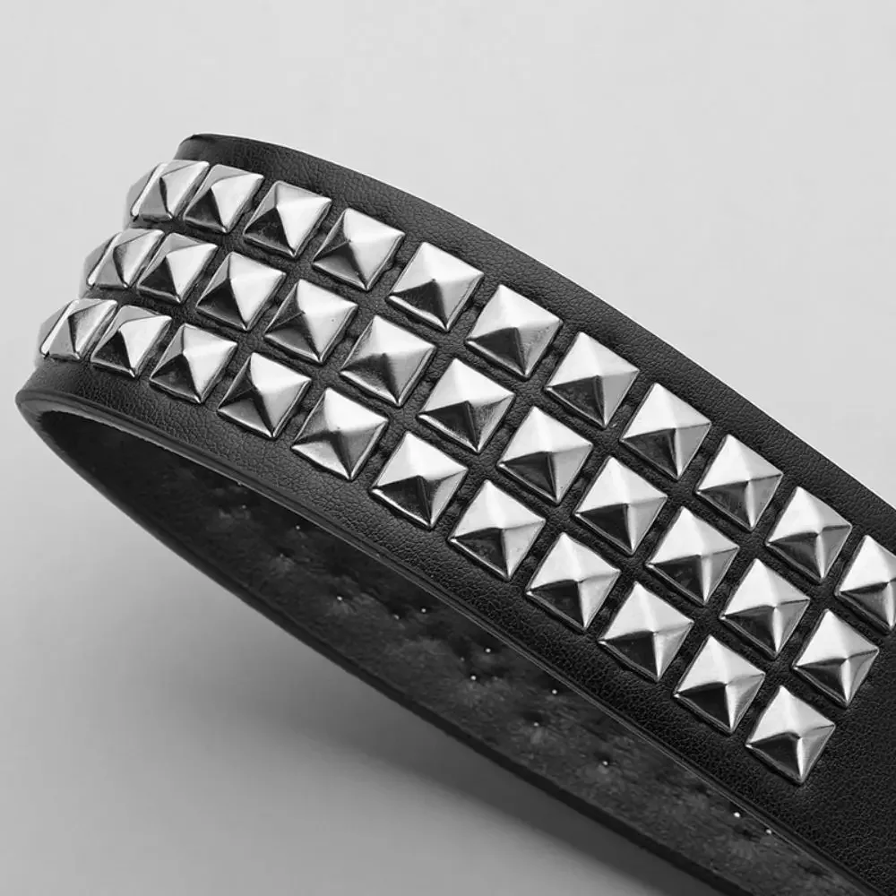 Trend Niet Gürtel Heavy Metal Gürtel Männer Frauen Punk Nachtclub Rock Stil Gürtel Jeans Gürtel Y2K Gürtel Mode Dekoration frauen gürtel – Detail 5