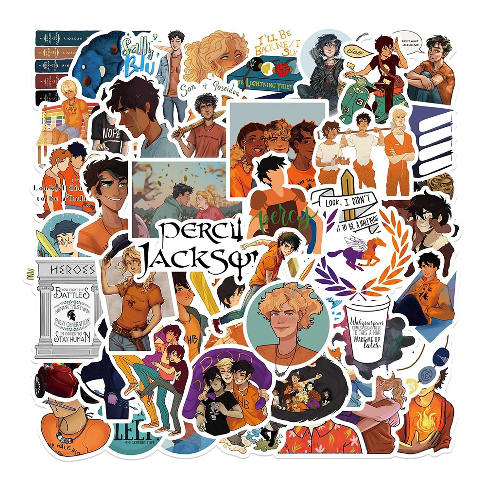 10/30/50PCS Percy Jackson Movie Stickers Anime Graffiti Decals Decoration For Scrapbook Phone Laptop Motorcycle Bike Car DIY Toy