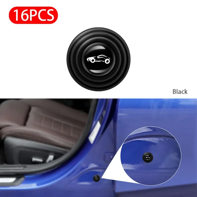 8/16/40pcs Universal Car Door Shock Sticker Trunk Sound Insulation Cushion Absorbing Gasket For Mini F60 F55 F56 R60 R55 R56 R57