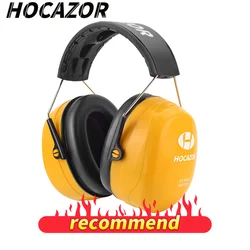 HOCAZOR Noise Reduction Earmuffs Hearing Protection Headphones NRR 28dB For Shooting Mowing Construction Woodworker Gun Range