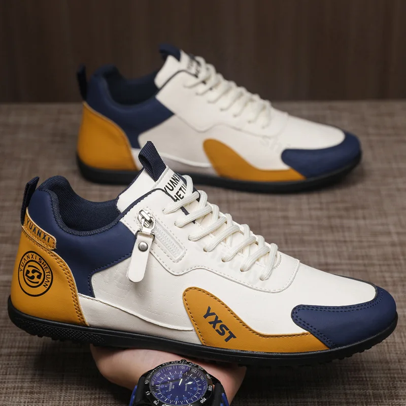 

Spring Men's Sneakers 2026 New Low Cut Flat Casual Sports Shoes Man Fashion Outdoor Running Shoes Vulcanized Zapatillas Hombre