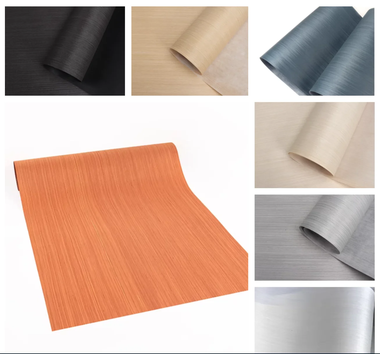 L:2.5x0.58meters  0.25MM Engineered Wood Veneer Furniture Display Cabinet Decoration panel veneer (backing non-woven fabric)