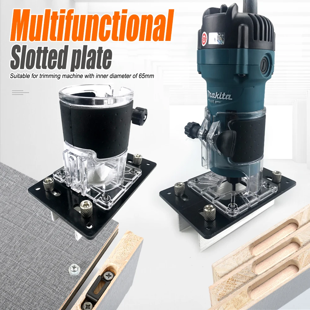 Invisible Connector 2 In 1 Multifunctional Slotted Plate Suitable for Trimming Machine with Inner Diameter of 65mm