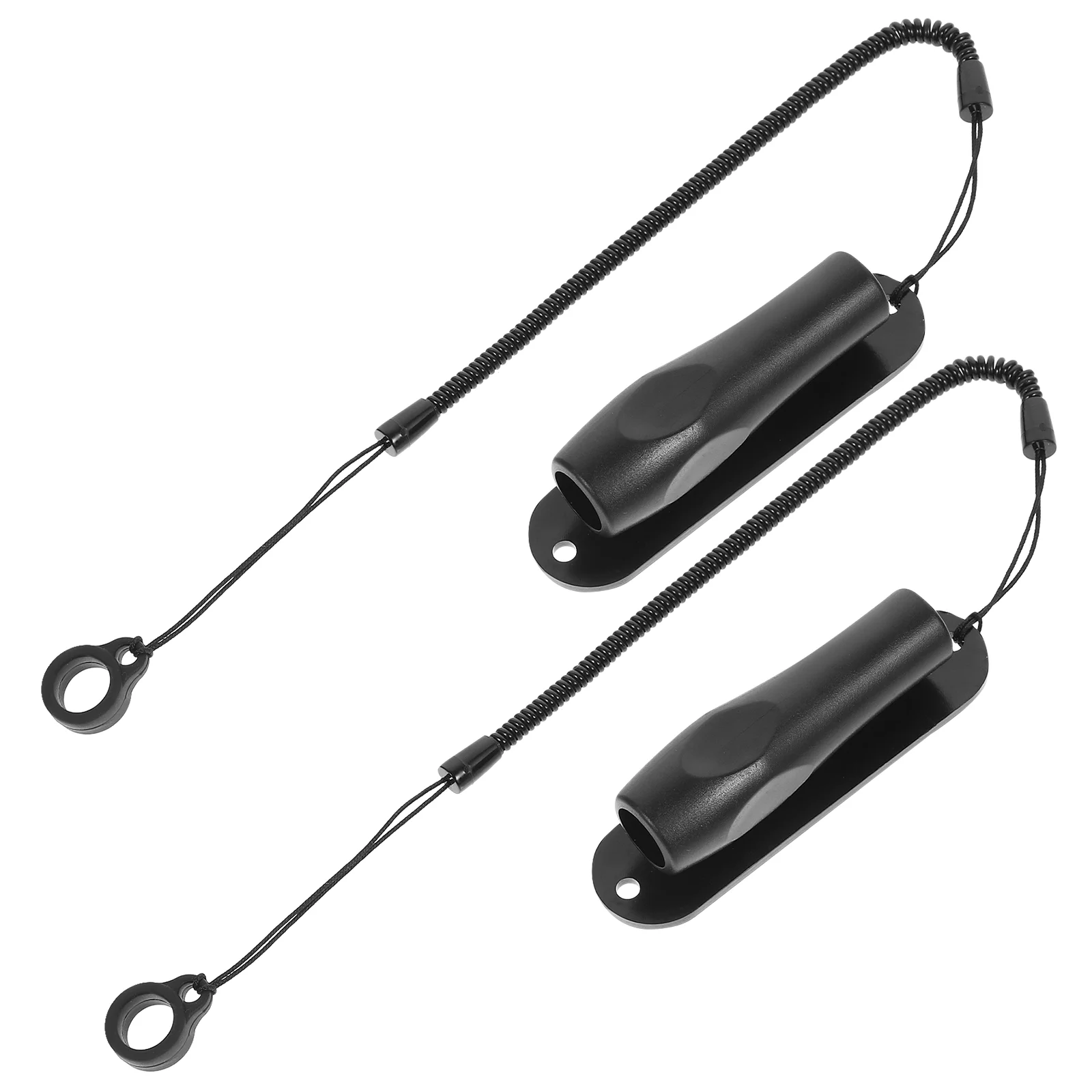 

2 Pcs Stylus Pen Fixing Rope Lanyard Strap Hanging Spring Anti Lost Black Wrist for