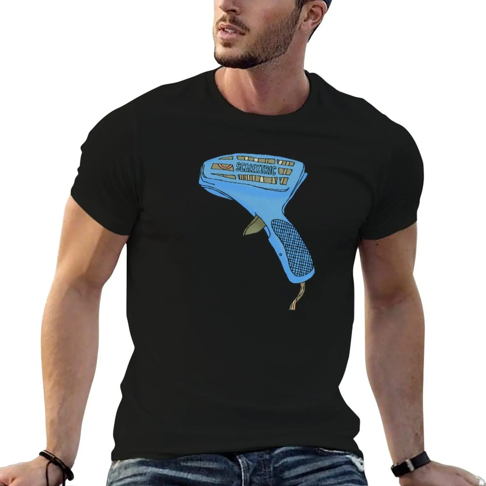 Camiseta Scalextric Controller, camisetas para hombre, camisetas divertidas de algodón para hombre, camisetas para hombre, camiseta ajustada