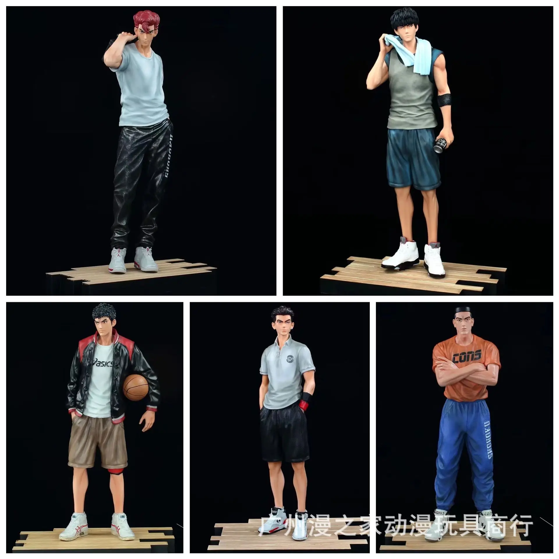 Slam Dunk Sakuragi Hanamichi Figure Rukawa Kaede Akagi Takenori Mitsui Hisashi Statue Model Doll  Figurine Toys Gift Decoration