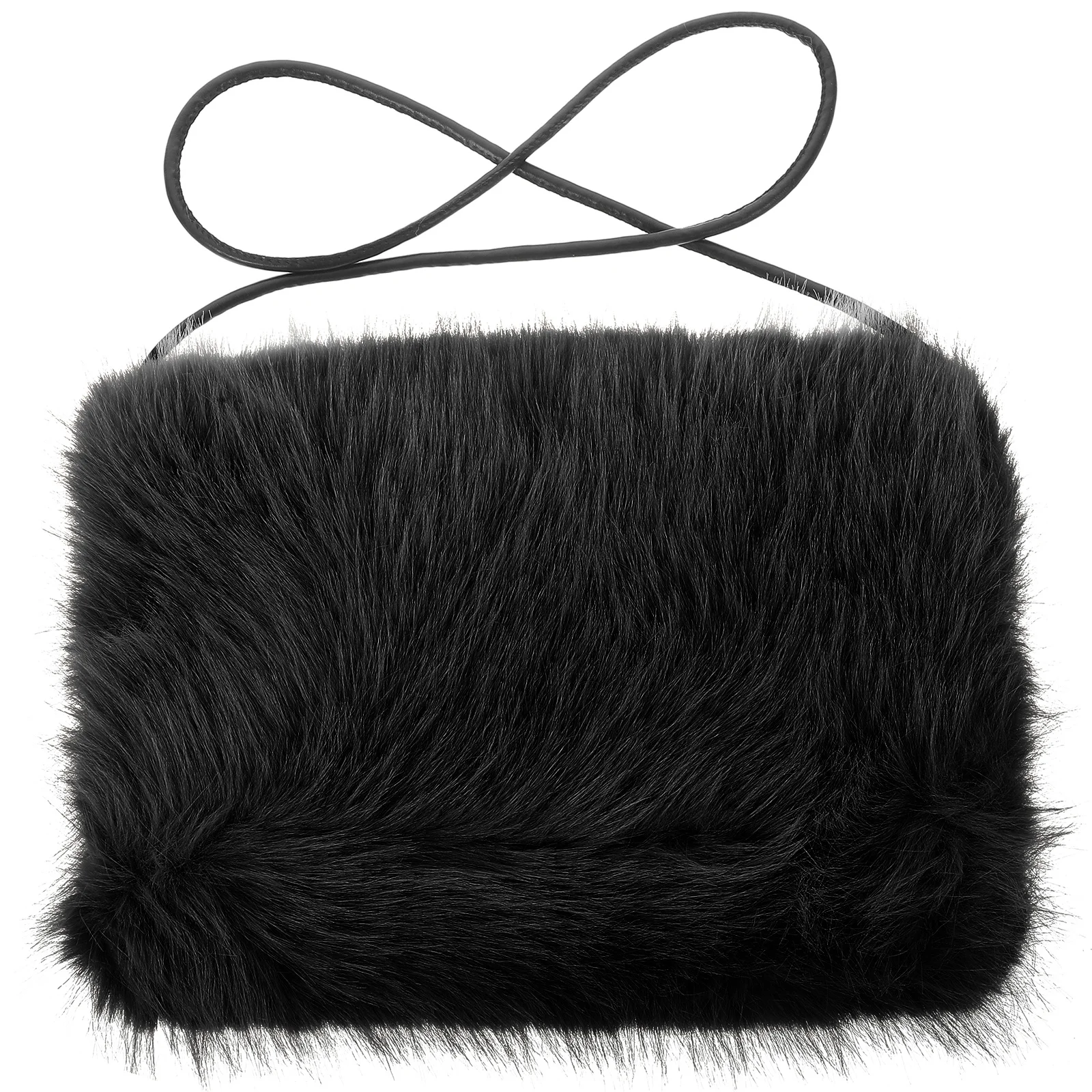 

Comfortable Faux Hand Muff Winter Warmer Accessory Stylish Party Wedding Outdoor Supply Hand Muff Portable Warmer Pouch