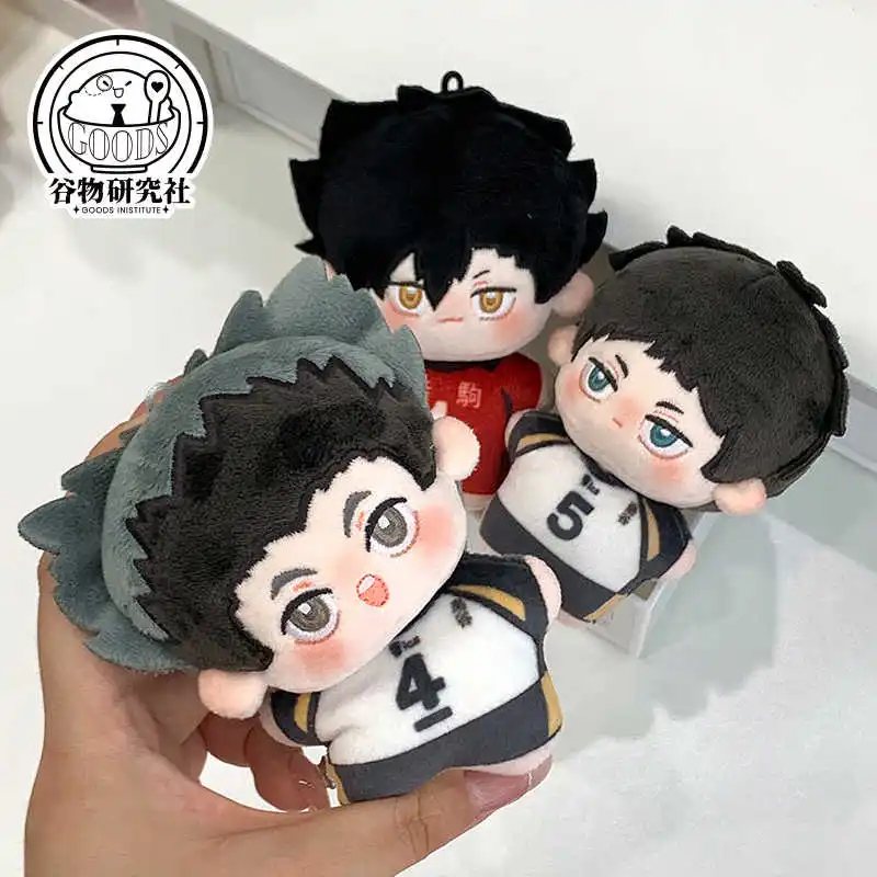 10cm Anime Tetsurou kuroo Kotaro Bokuto Akaashi Keiji Cute Print Starfish Body Plush Cotton Doll Pendant Toy Dango Birthday Gift