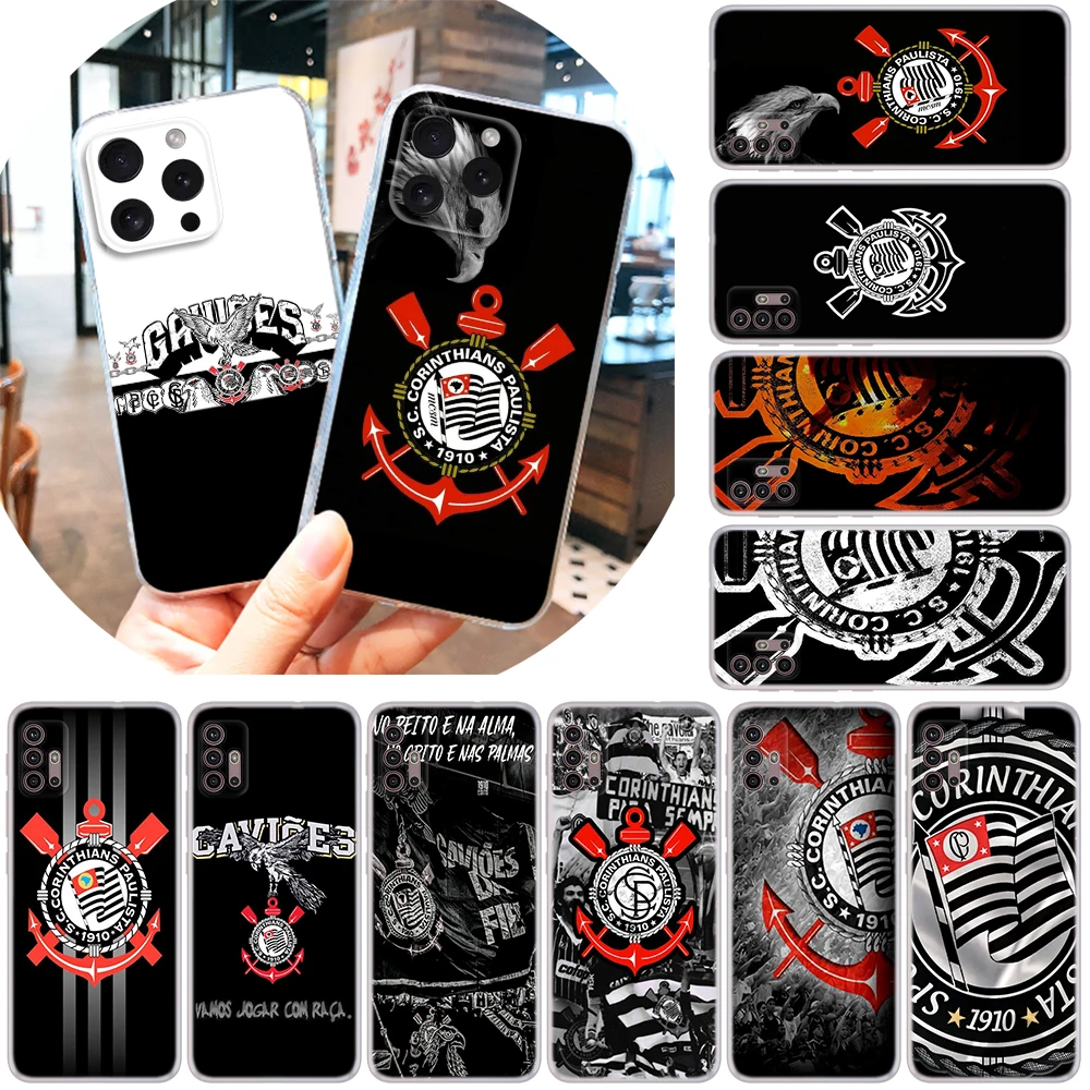 C-Corinthians Soft Case for Moto G41 G32 G41 G23 G50 G51 G60 G7 G8 Power G71 G9 Play Plus P40