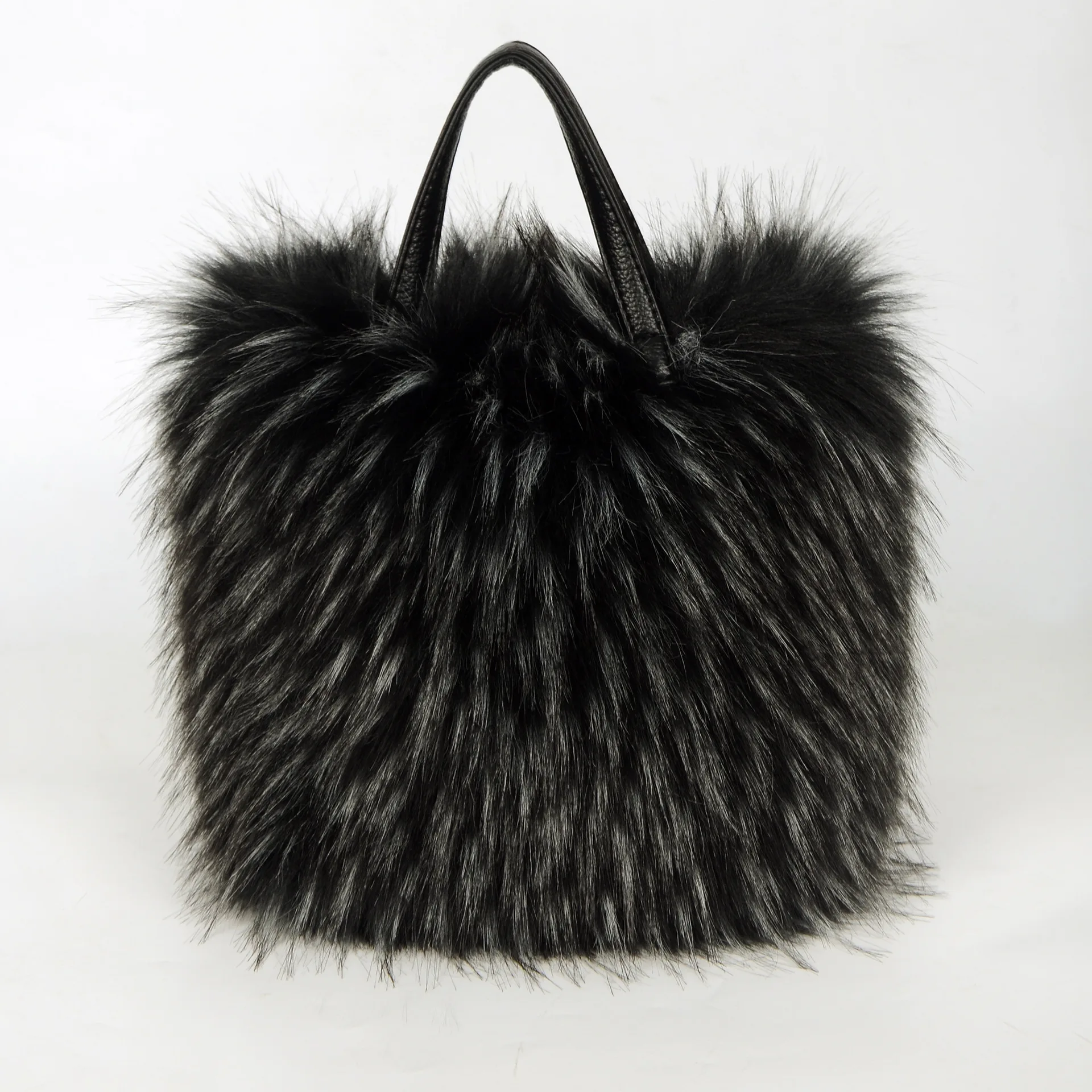 حقائب يد من الفرو الصناعي للخريف والشتاء للنساء حقيبة دلو قطيفة ذات ملمس أنيق حقائب كروس نسائية فاخرة للشارع الأمريكي