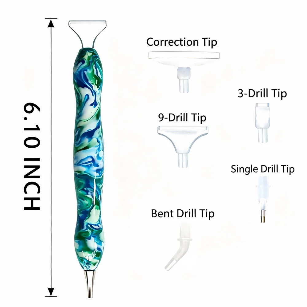 Diamond Painting Dotting Pen Tip New Model DIY Resin Pen Combination DIY Tool Set