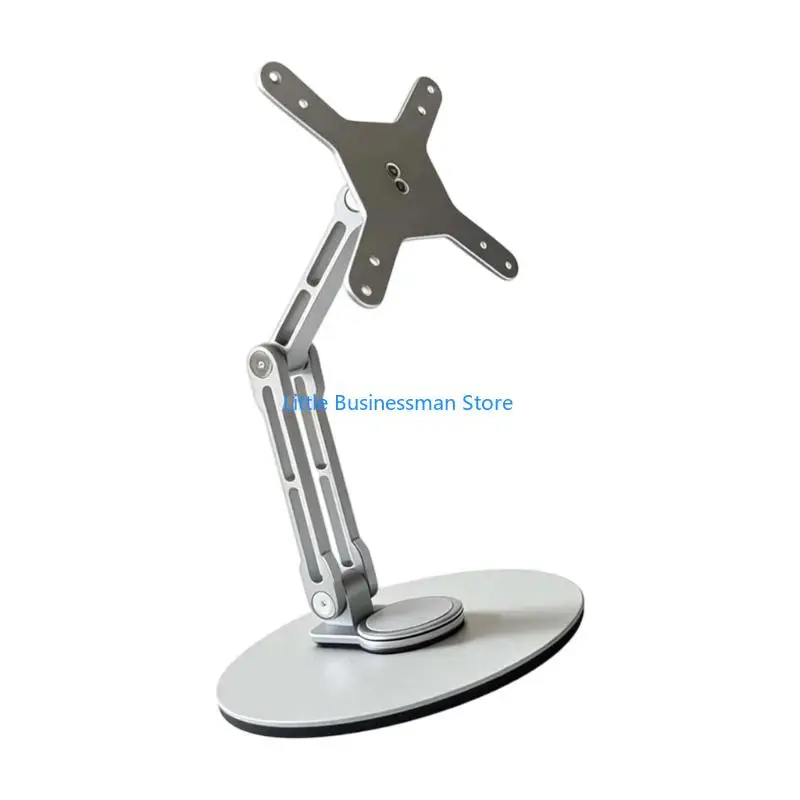 Höhenverstellbarer Monitorarm-Displayständer mit 153-mm-122-mm-Verlängerung und rutschfester Basis für Workstation M76A – Detail 7