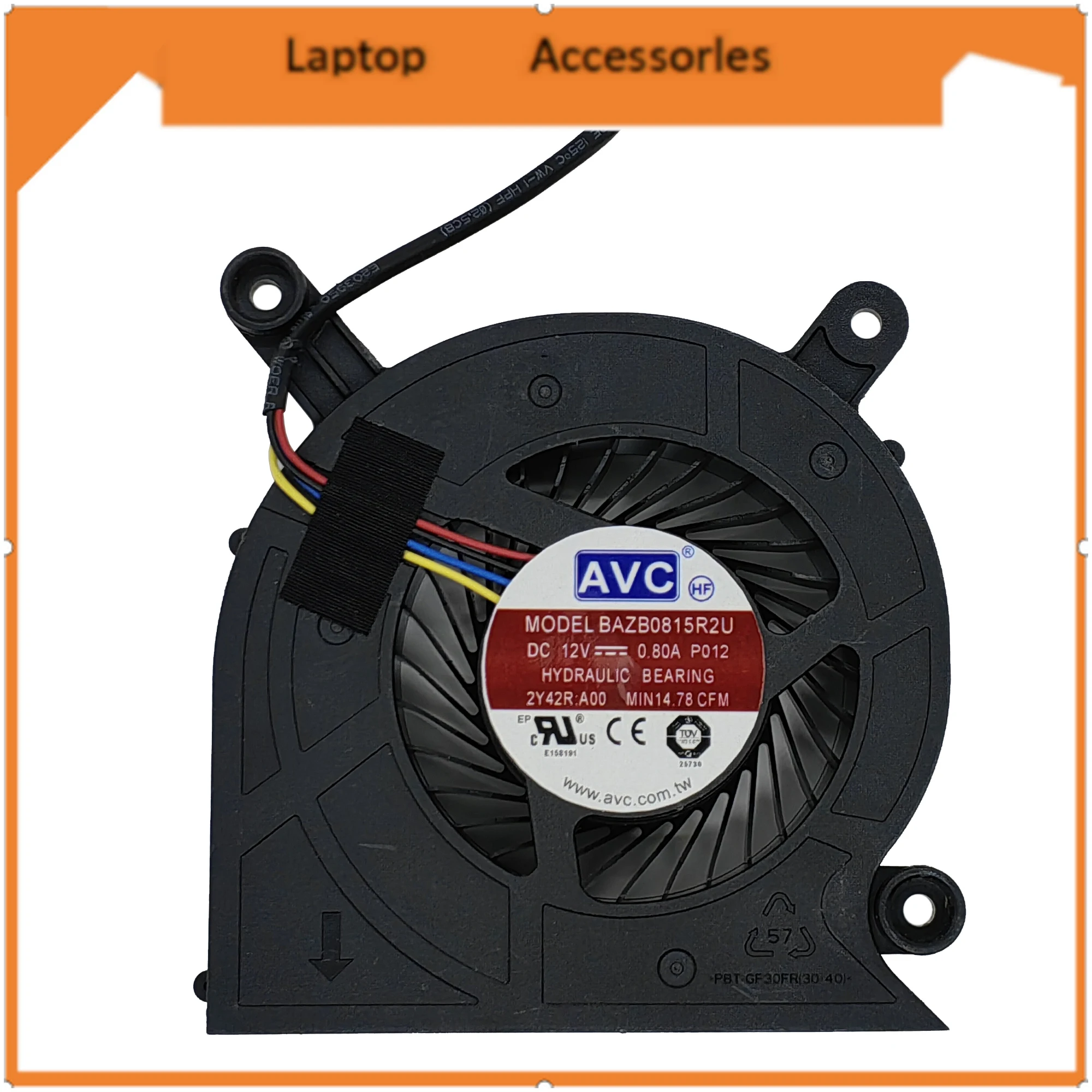 HJ  All-in-one CPU Cooling Fan for Dell All in One OptiPlex 3280 7480 7780 AIO Precision 7770 5477 0TFHF6 02Y42R P016 P012 DC12V