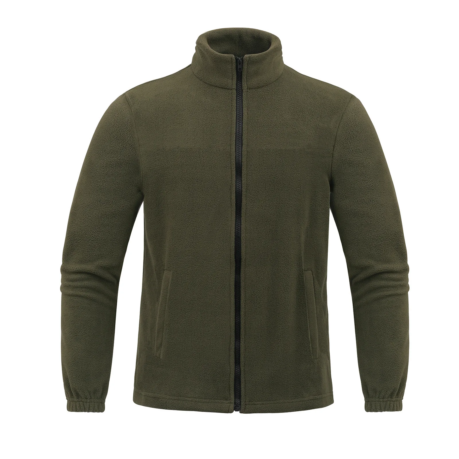 Tactical Tom Winter Outdoor Polar Fleece Autumn Waterproof Plus Fleece Thickened Stand up Collar Zipper cardigan Top