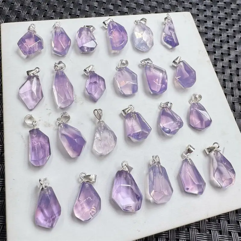 

S925 Natural Albite Jadeite Freeform Pendant Carving Jewelry Healing Stone For Men Women Decoration Jewelry Gift