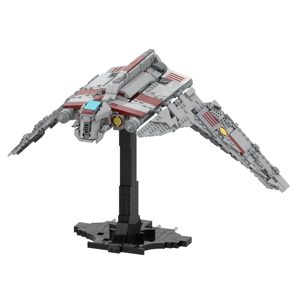 

905PCS MOC Space War Spaceship Model DIY Battleship Building Blocks Bracket Set Assembled Children's Toy Boy Birthday Gift