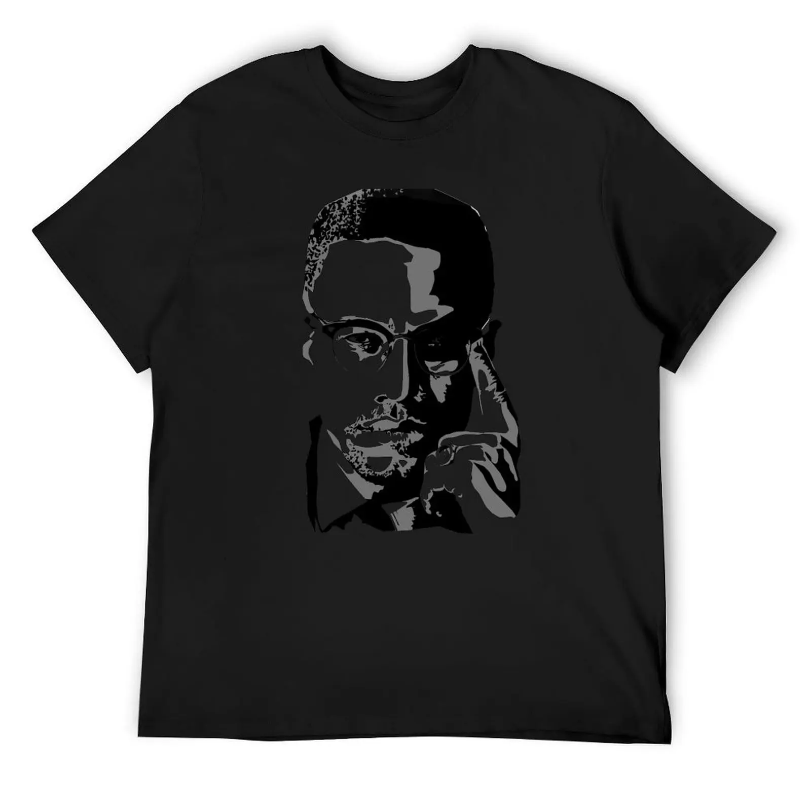 

Malcom X - Portrait T-Shirt sublime oversized anime stuff mens graphic t-shirts