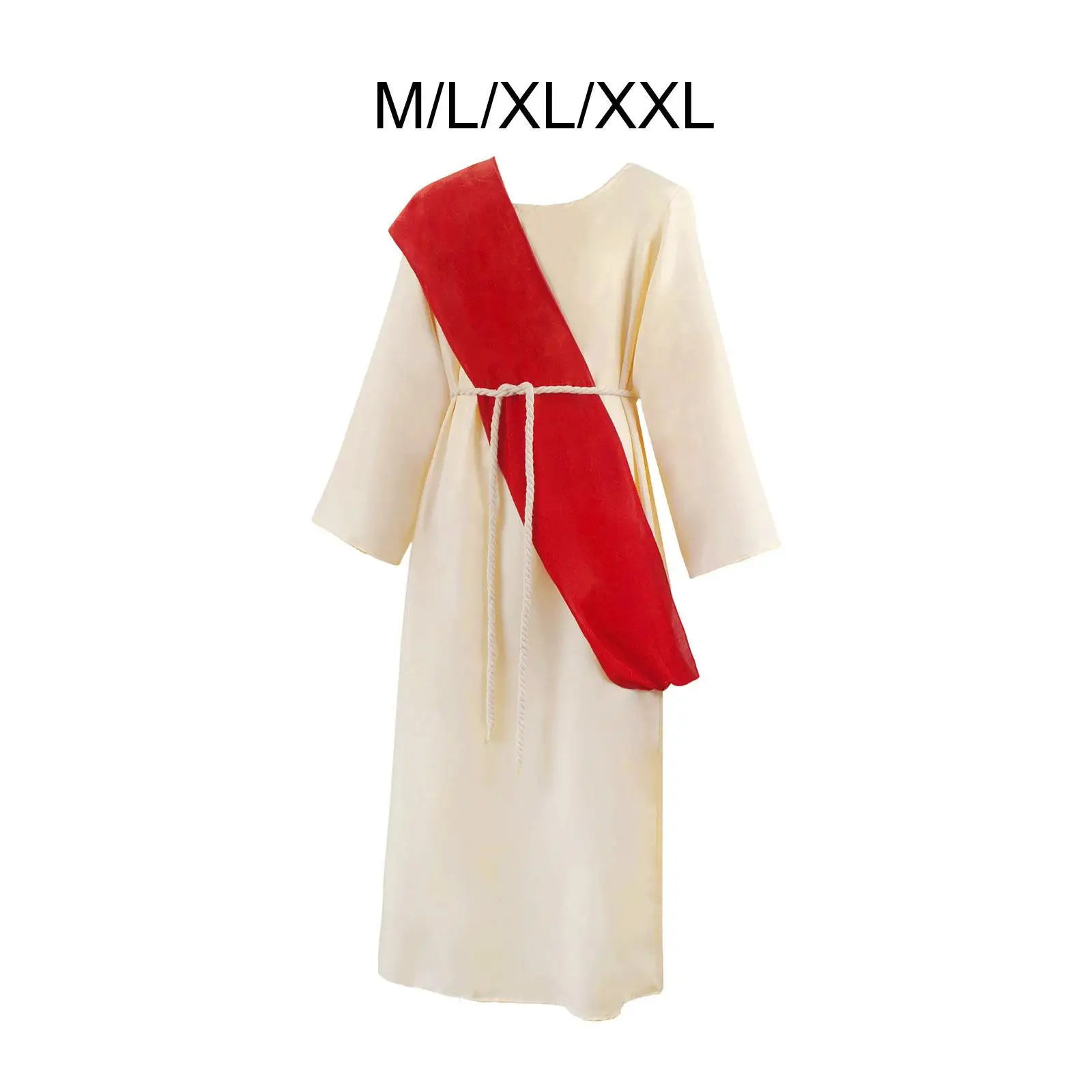 

Мужской костюм Иисуса на Хэллоуин, христианский библейский халат для праздничной фотовечеринки