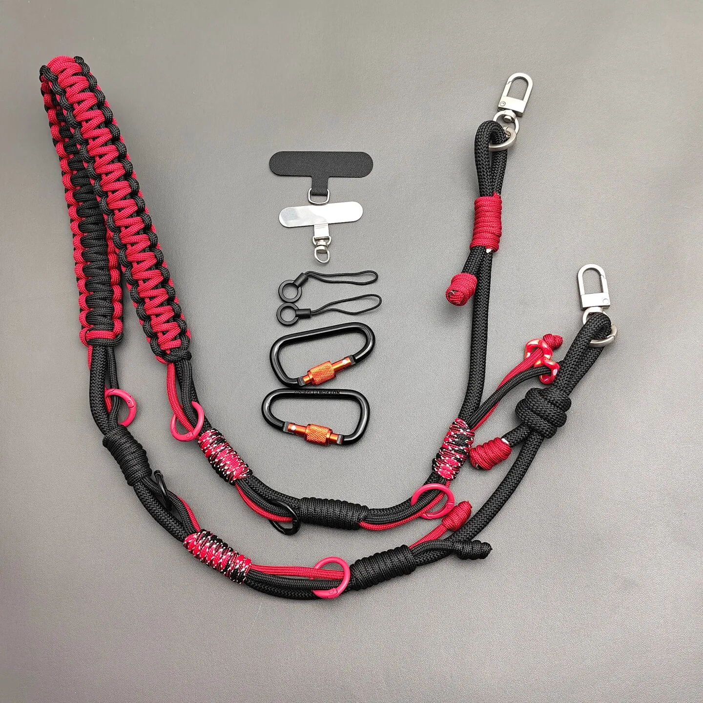 Hand-braided Adjustable Repalcement Bag Strap Multi-purpose Anti-lost Camera Phone Lanyard Crossbody Shoulder Strap Accessories