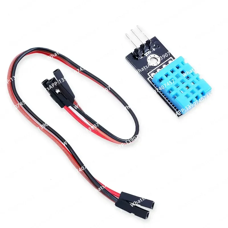 Compatible with DHT11 temperature module, humidity module, temperature and humidity module, sensor (send DuPont line)