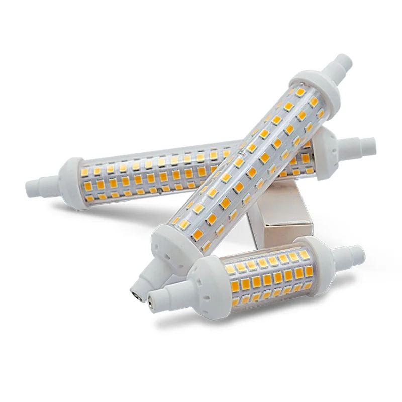 Imagem -05 - Led Tubo Cerâmico Smd 2835 Bulbo Lâmpada de Milho de Alta Potência Substituir Halogênio Luz 220v R7s J78 J118 J135 78 mm 118 mm 135 mm