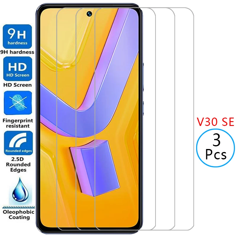 screen protector tempered glass for vivo v30 se phone case on vivov30 v 30 30v v30se vivov30se 5g back cover 360 protective viv