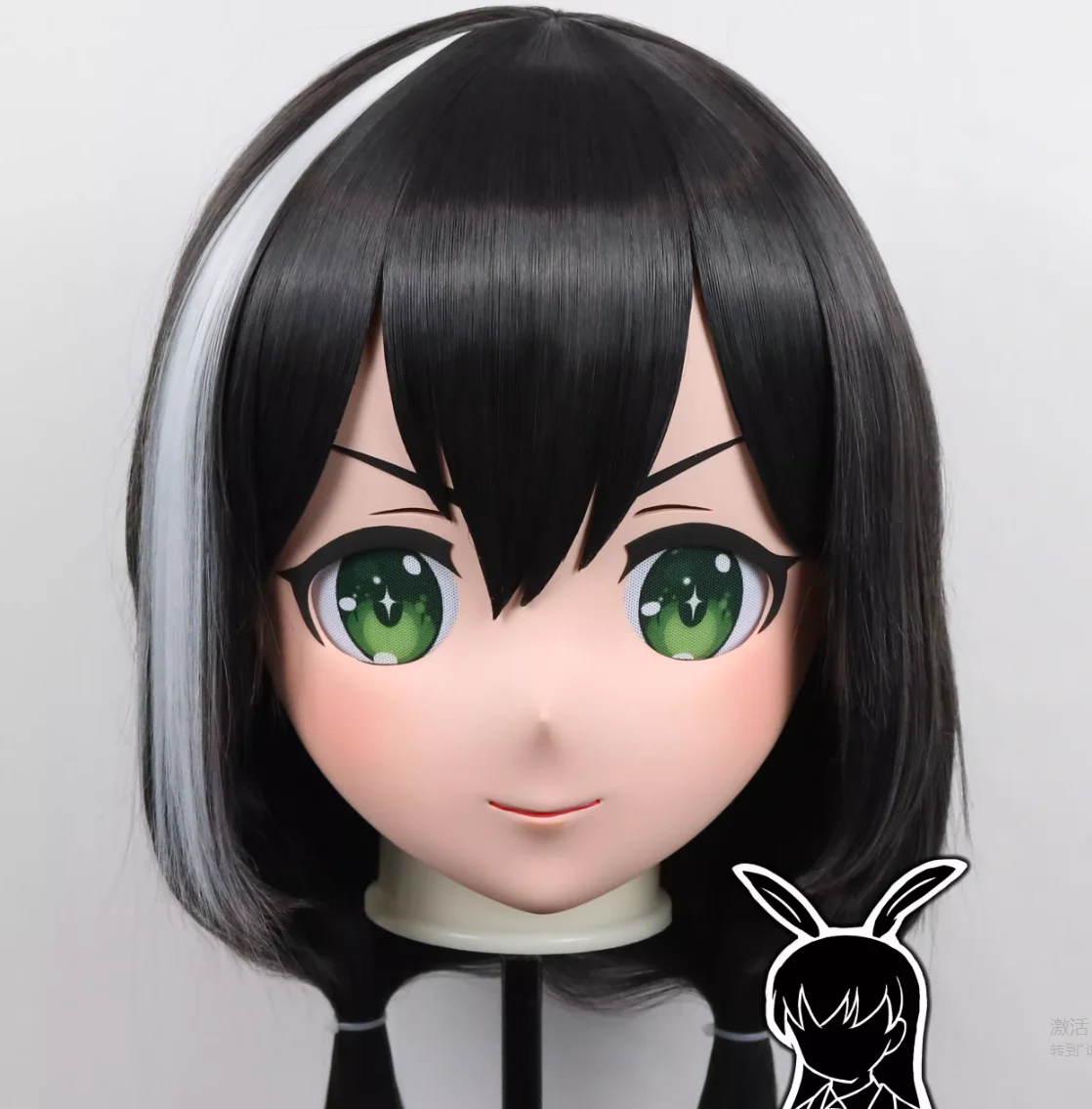 (RB2806)Customize Full Head Quality Handmade Female/Girl Resin Japanese Anime Cartoon Character Kig Cosplay Kigurumi Mask