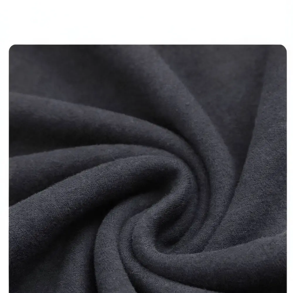 Casual Mens Long Sleeve T Shirt Autumn Loose Pullover Solid Color Fashion Basic Top Soft Comfortable Crewneck Male Apparel